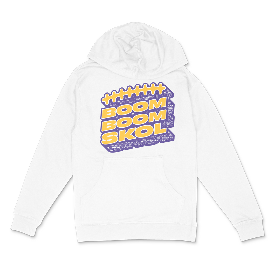 Boom Boom Skol Unisex Midweight Hooded Sweatshirt
